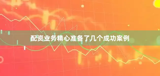 配资业务精心准备了几个成功案例